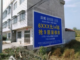 合川墙体广告质量分析