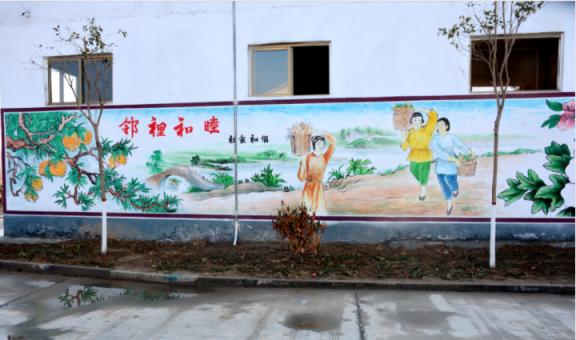 合川乡镇文化墙 乡风文明焕发新活力